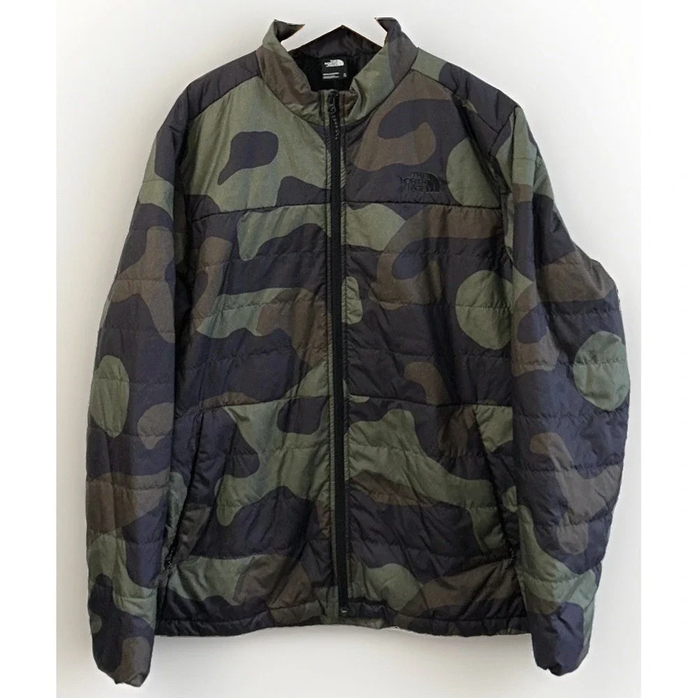 Mens The North Face Bombay Camo Jacket Sz XL Insulated EC